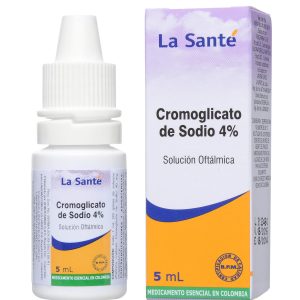 Cromoglicato Sodio 4% Oftalmica La Sante 5 mL