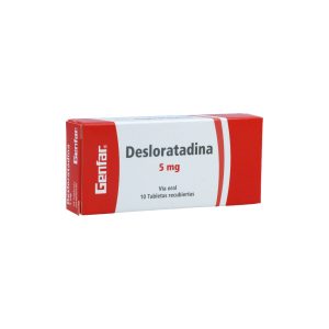 Desloratadina 5 mg 10 Tabletas Genfar