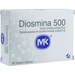 Diosmina 500 mg 30 Tabletas MK