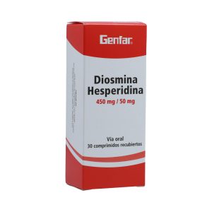 Diosmina Hesperidina 450 Mg/ 50 mg 30 Tabletas