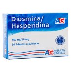 Diosmina/Hesperidina 450/50 mg 30 Tabletas Ag
