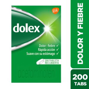 Dolex 500 mg 200 Tabletas