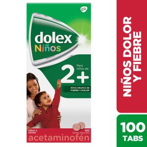Dolex Pediatrico Masticable 100 Tabletas