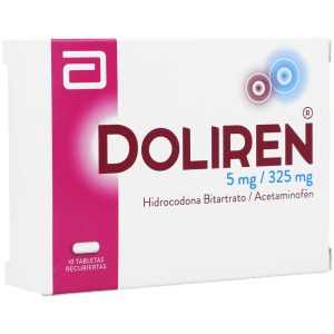 Doliren 5 Mg/325 mg 30 Tabletas