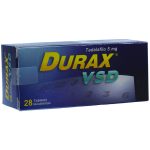 Durax Vsd 5 mg 28 Tabletas