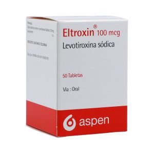 Eltroxin 100 Mcg 50 Tabletas