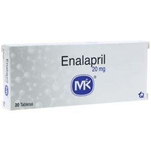 Enalapril 20 mg 20 Tabletas MK