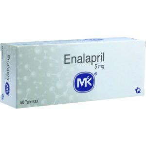 Enalapril 5 mg 50 Tabletas MK