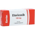 Etoricoxib 120 mg 7 Tabletas Genfar