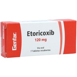 Etoricoxib 120 mg 7 Tabletas Genfar