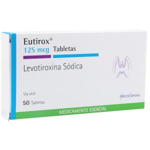 Eutirox 125 Mcg 50 Tabletas