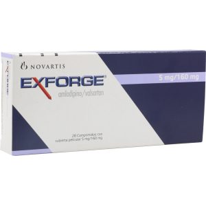 Exforge 5/160 mg 28 Tabletas