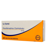 Fexofenadina Clorhidrato 120 mg 10 Tabletas La Sante