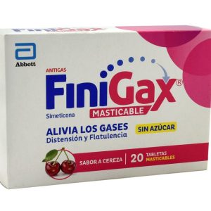 Finigax Masticable Cereza 20 Tabletas
