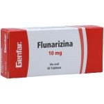 Flunarizina 10 mg 30 Tabletas Genfar
