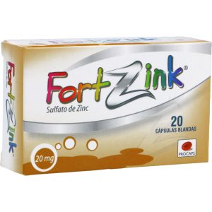 Fortzink 20 mg 20 Perlas