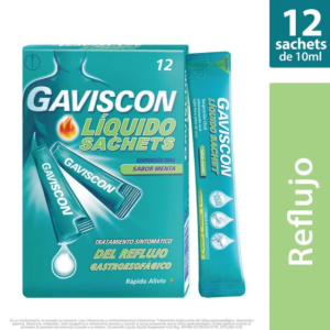 Gaviscon Suspensión Menta 10 mL 12 Unidades