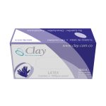 Guante de Cirugia Talla L 100 Unidades Clay Sin Polvo
