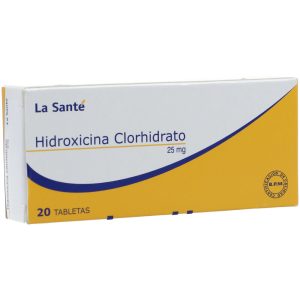 Hidroxicina 25 mg 20 Tabletas La Sante
