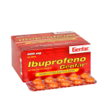Ibuprofeno 400 mg 100 Tabletas Genfar