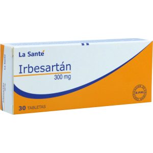 Irbesartan 300 mg 30 Tabletas La Sante