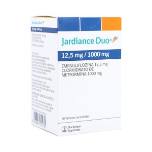 Jardiance Duo 12.5/1000 mg 60 Tabletas Recubiertas