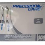 Jeringa Des Precision 3 mL Adulto 100 Unidades