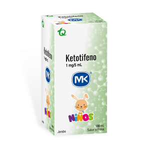 Ketotifeno 1 mg Jarabe 100 mL MK