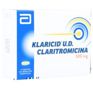Klaricid U.D 500 mg 10 Tabletas