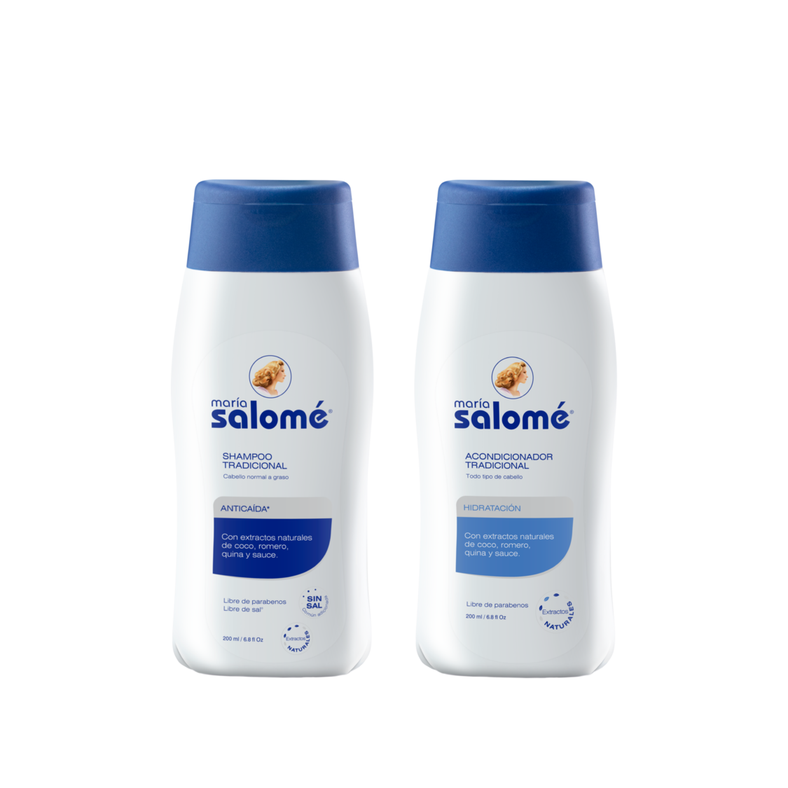 Kit-Maria-Salome-Shampoo-y-Acondicionador-200-ml.png Kit María Salome Champu Tradicional 200 mL + Acondicionador 200 mL - Imagen 1