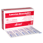 Lancetas Metalicas Allmed 200 Unidades