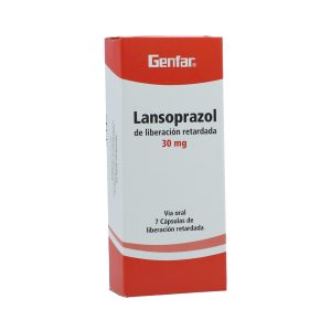 Lansoprazol 30 mg 7 Cápsulas Genfar