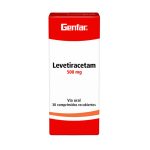 Levetiracetam 500 mg 30 Tabletas Genfar