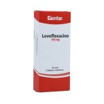 Levofloxacino 750 mg 5 Tabletas Genfar