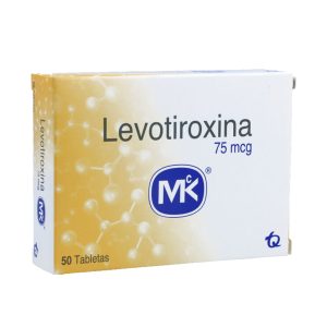 Levotiroxina 75 Mcg 50 Tabletas MK