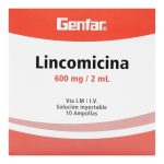 Lincomicina 600 mg 10 Ampollas Wintrhop