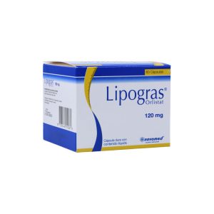 Lipogras 120 mg 60 Cápsulas