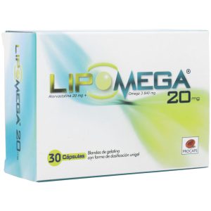 Lipomega 20 mg 30 Cápsulas