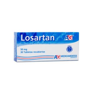 Losartan 50 mg 30 Tabletas Ag