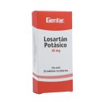 Losartan 50 mg 30 Tabletas Genfar