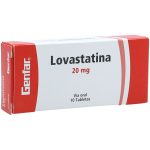 Lovastatina 20 mg 10 Tabletas Genfar