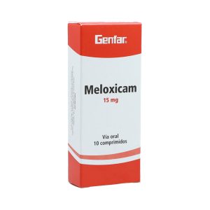 Meloxicam 15 mg 10 Tabletas Genfar