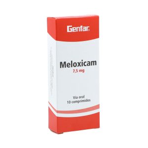 Meloxicam 7.5 mg 10 Tabletas Genfar