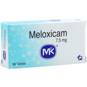 Meloxicam 7.5 mg 10 Tabletas MK