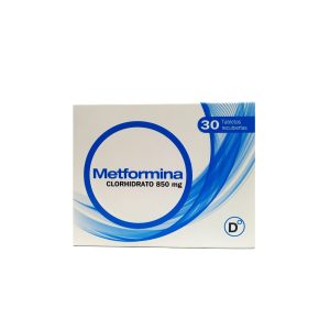 Metformina 850 mg 30 Tabletas Colmed