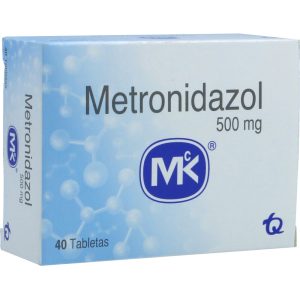 Metronidazol 500 mg 40 Tabletas MK