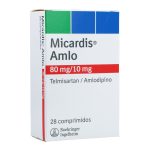 Micardis Amlo 80mh/10 mg 28 Tabletas