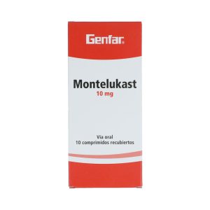 Montelukast 10 mg 10 Tabletas Genfar