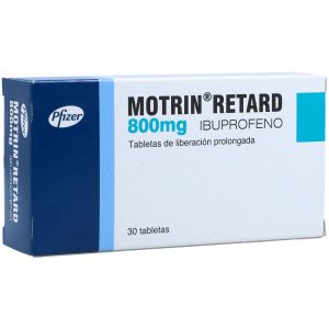 Motrin Retard 800 mg 30 Tabletas