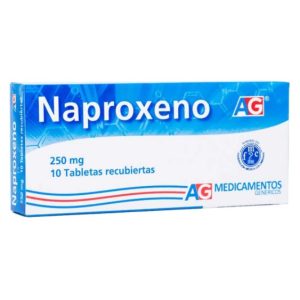 Naproxeno 250 mg 10 Tabletas Ag